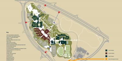 Mapa de auc nova cairo campus