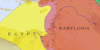 Mapa de babilonia exipto