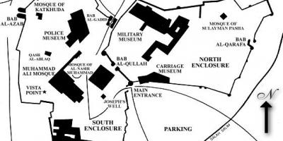 Mapa do cairo citadel