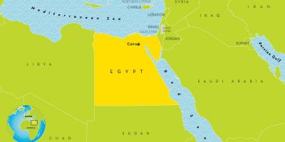Cidade Capital de exipto mapa