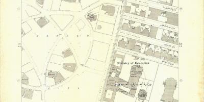 Mapa do xardín da cidade do cairo 