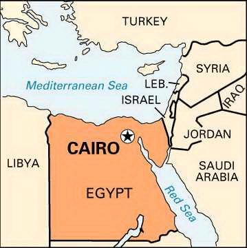 Mapa de localización cairo