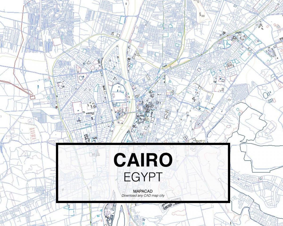 Mapa do cairo dwg