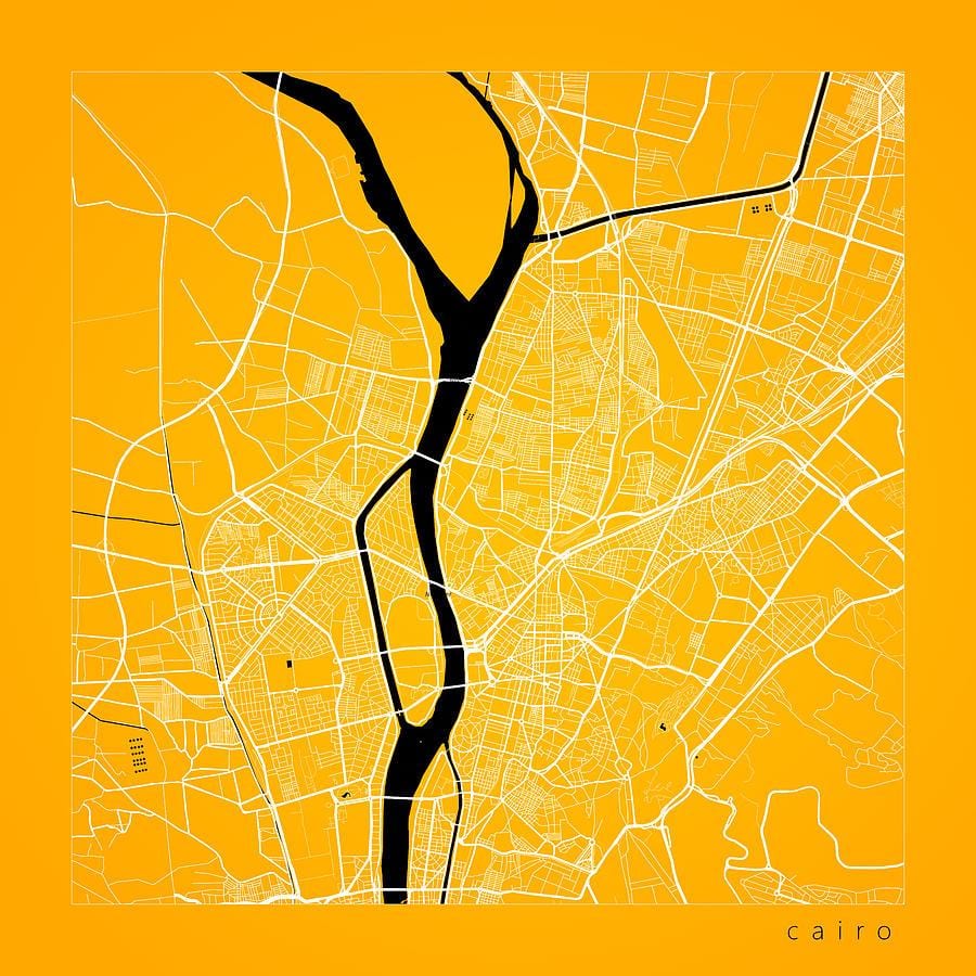 Mapa de rúa cairo